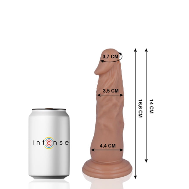 Dildo realistic MR INTENSE - 6, hipoalergenic, 16.6 cm
