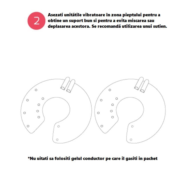 Dispozitiv ElectroStimulator 500 COSMETICS - U BREAST, pentru cresterea naturala a sanilor