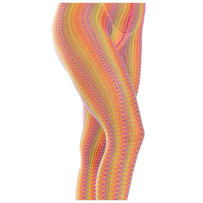 Dresuri Leg Avenue 9732, tip plasa, culoare curcubeu - Pride, marime unica