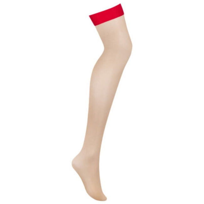 Dresuri pentru portjartier Obsessive S814, rosu, S/M