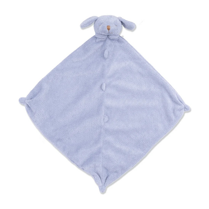 A perfect little security blankie and tagalong for your child. The delicious cashmere-like material is perfect for babies and toddlers to snuggle. Each blankie features a sweet animal head that's easy to grip. It will bring smiles and comfort to your little napper and will likely become a favorite animal friend to take along on many adventures.

Soft and snuggly
100% Polyester microfiber
Machine washable
Measures 13"x13"