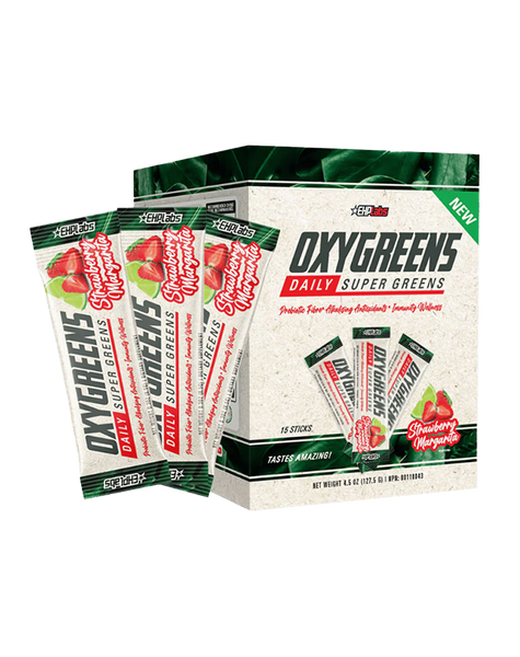 EHPLabs Strawberry Margarita Oxygreens 15 x 4.5g - Out of Date