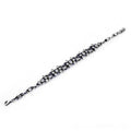Elegant Fashion Shining Cubic Zirconia Gemstone Silver Bracelet