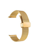 Fossil Gen 5E FTW4055 Strap Metal Mesh Adjustable Magnetic KRD85 Gold