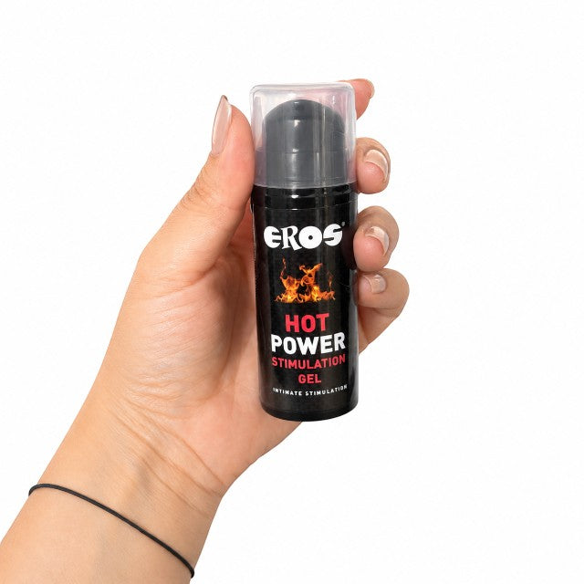 Gel EROS Hot Power Stimulation, pentru stimulare clitoris, cu efect de încălzire, pe bază de apă, 30 ml