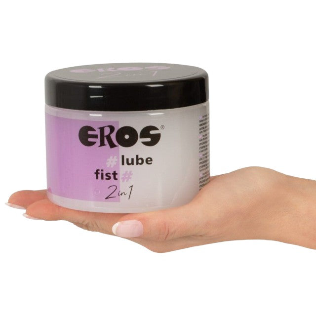 Gel Lubrifiant EROS - LUBE FIST 2 in 1, foarte alunecos, oferă relaxare, asigură o penetrare fără durere, 500 ml