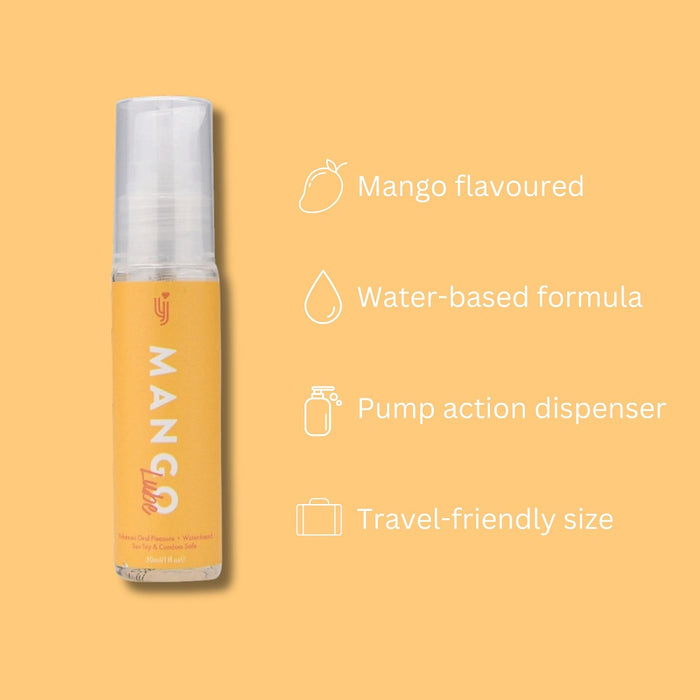 Gel lubrifiant LovingJoy - Mango, pe baza de apa, 30 ml