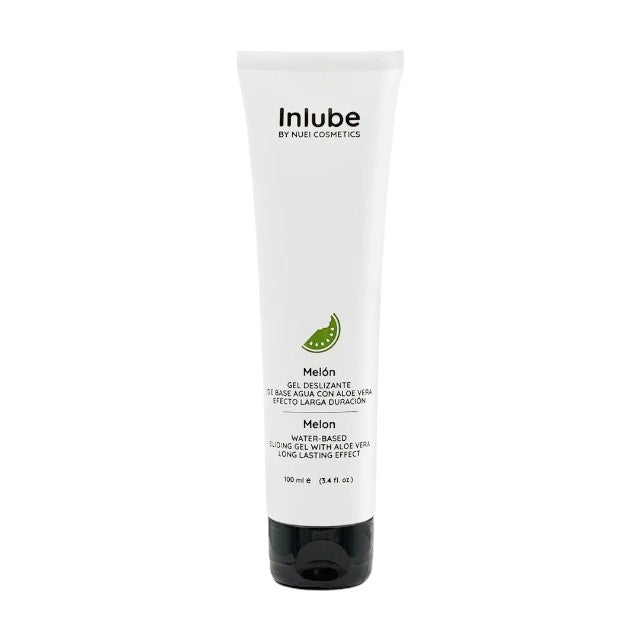 Gel Lubrifiant NUEI - INLUBE, pe baza de apa, cu aroma de Pepene (Melon), 100 ml