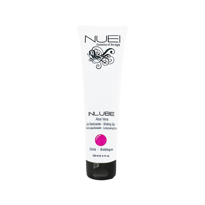 Gel Lubrifiant NUEI - Sliding Gel, pe baza de apa, aroma de Bubble Gum, 100 ml