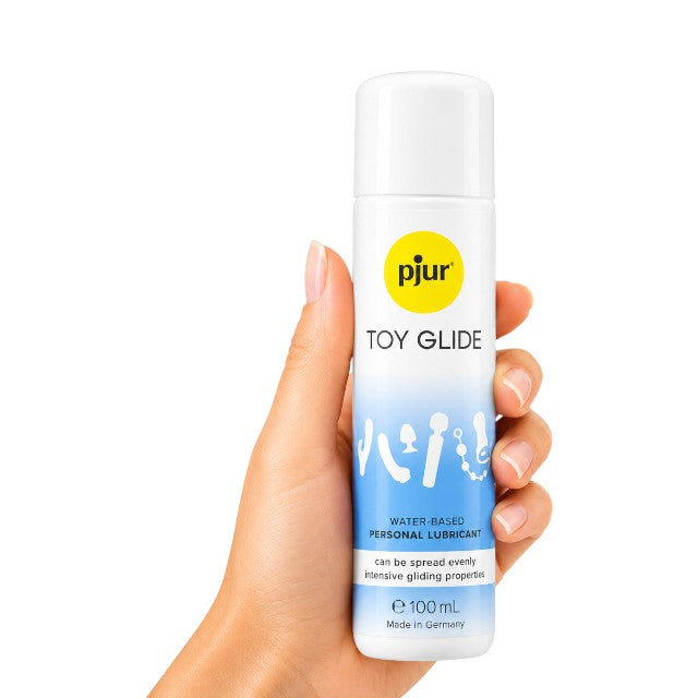 Gel lubrifiant Pjur - Toy Glide, pentru utilizarea cu jucarii erotice, pe bază de apă, 100 ml