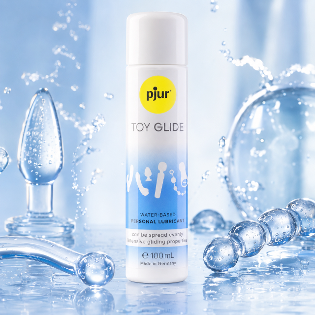 Gel lubrifiant Pjur - Toy Glide, pentru utilizarea cu jucarii erotice, pe bază de apă, 100 ml