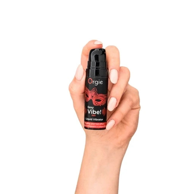 Gel ORGIE Sexy Vibe! Hot Liquid Vibrator - Intense, stimulare clitoris si excitare, efect incalzire si furnicaturi, 15 ml