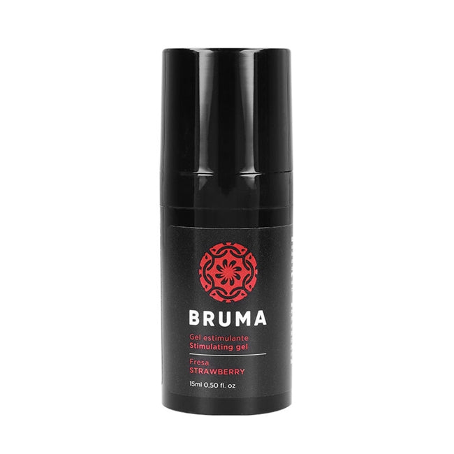 Gel pentru stimulare si excitare BRUMA - INTENSIFYING BALM, senzatie de furnicaturi, aroma de capsuni, 15 ml