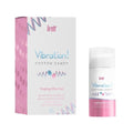 Gel pentru stimulare si excitare INTT Vibration! COTTON CANDY , cu efect de incalzire, ALB, Unisex, 15 ml