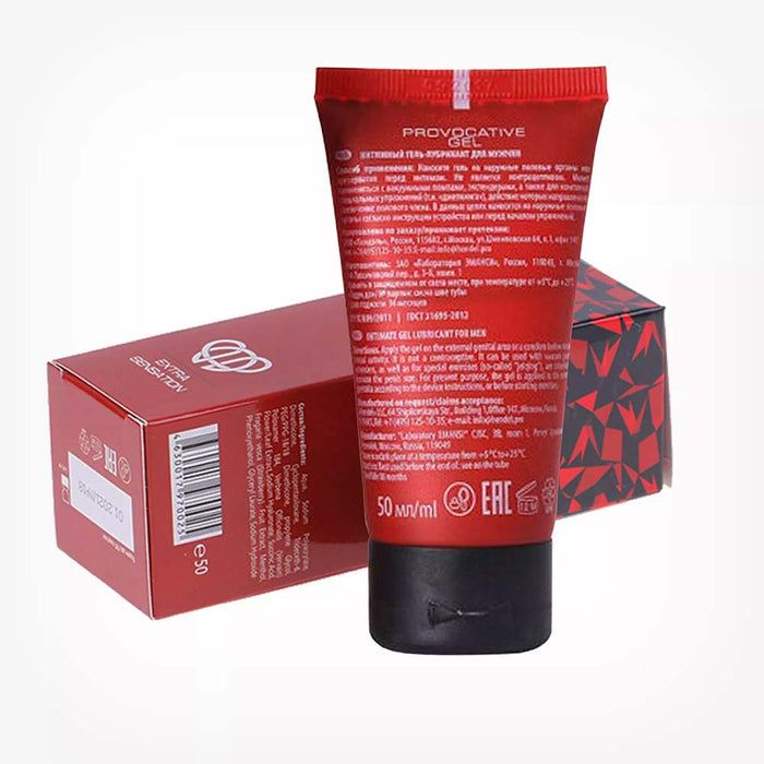 Gel Provocative Gel, pentru mărirea penisului în lungime și grosime, întârzierea ejaculării și potență, 50 ml