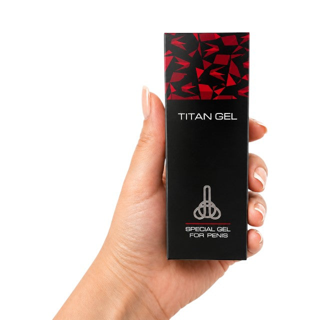 Gel TITAN GEL (Original Rusia), pentru mărirea penisului, erecții puternice și intensificarea plăcerii, 50 ml