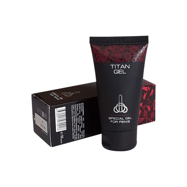 Gel TITAN GEL (Original Rusia), pentru mărirea penisului, erecții puternice și intensificarea plăcerii, 50 ml