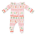 Angel Dear’s Gingerbread Fair Isle Pink combines cozy charm with practical design. This adorable footie and convertible romper features a festive gingerbread print, easy 2-way zipper access, and grows with your infant from newborn to 18 months—making holiday dressing effortless and joyful!