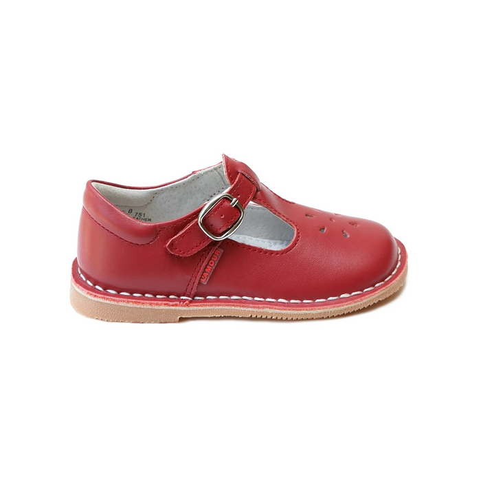 Girls Joy Mary Jane Shoe in Red