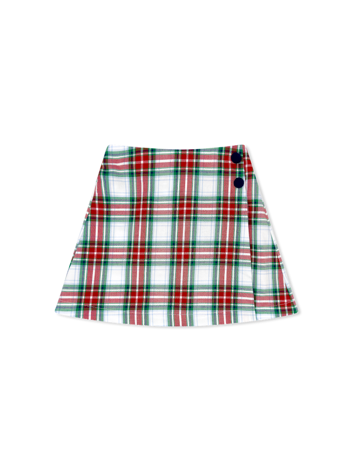 Girls Very Merry Tartan Skirt