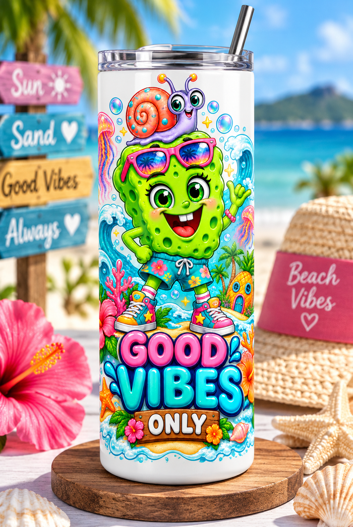 Good Vibes Only 20oz Tumbler