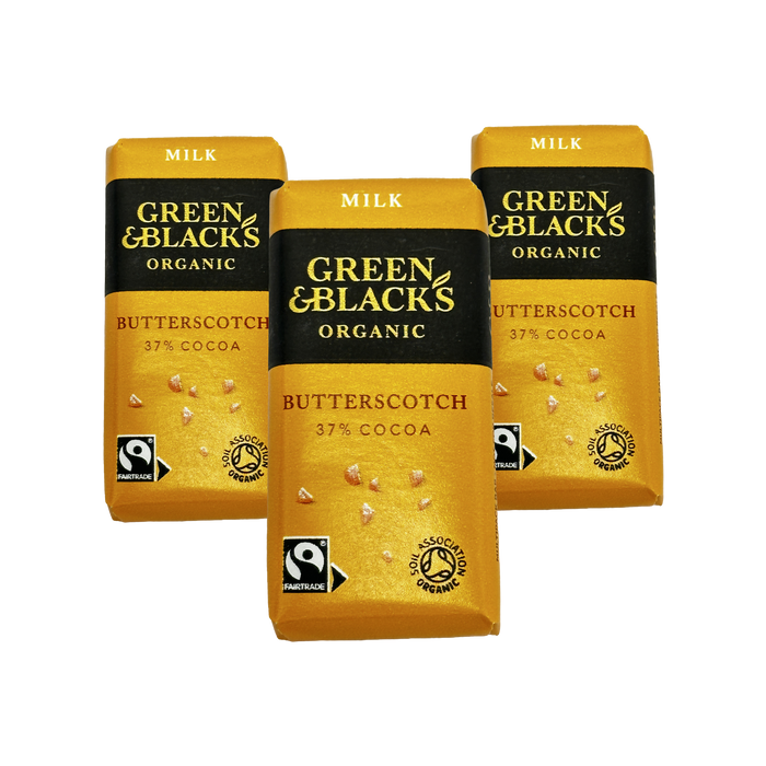 Green & Black's Organic Butterscotch Milk Chocolate Mini Bars 9.9kg (Bulk Box)