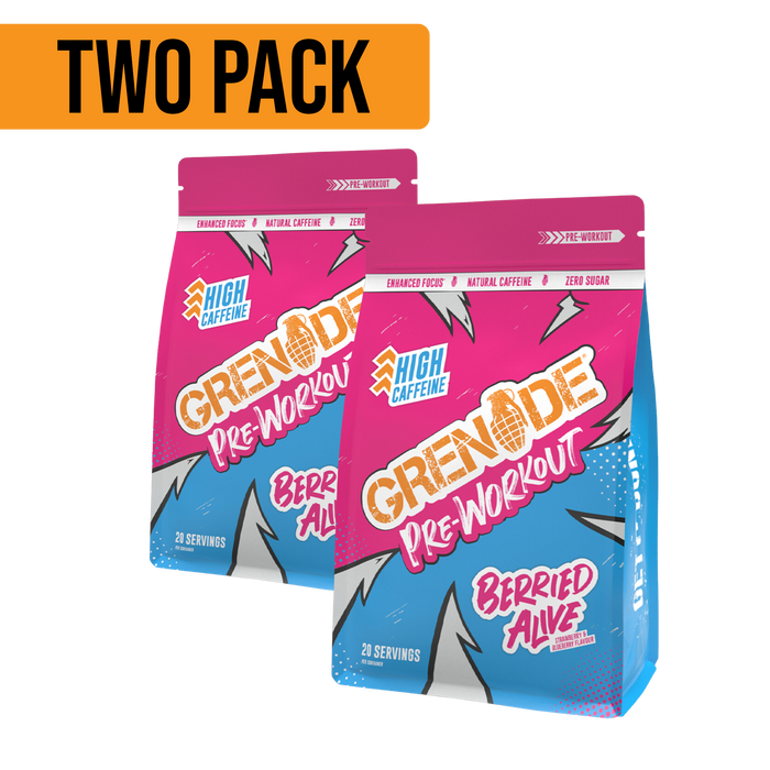 Grenade Berried Alive Pre Workout (2 for £15) 2 x 330g - Short Dated