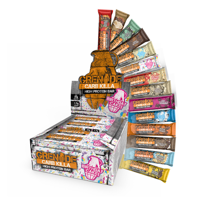 Grenade Carb Killa Bar 12 x 60g - gymstop