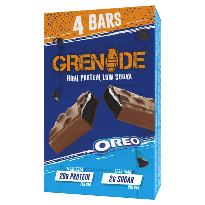 Grenade Oreo Protein Bar 4 x 60g - Out of Date