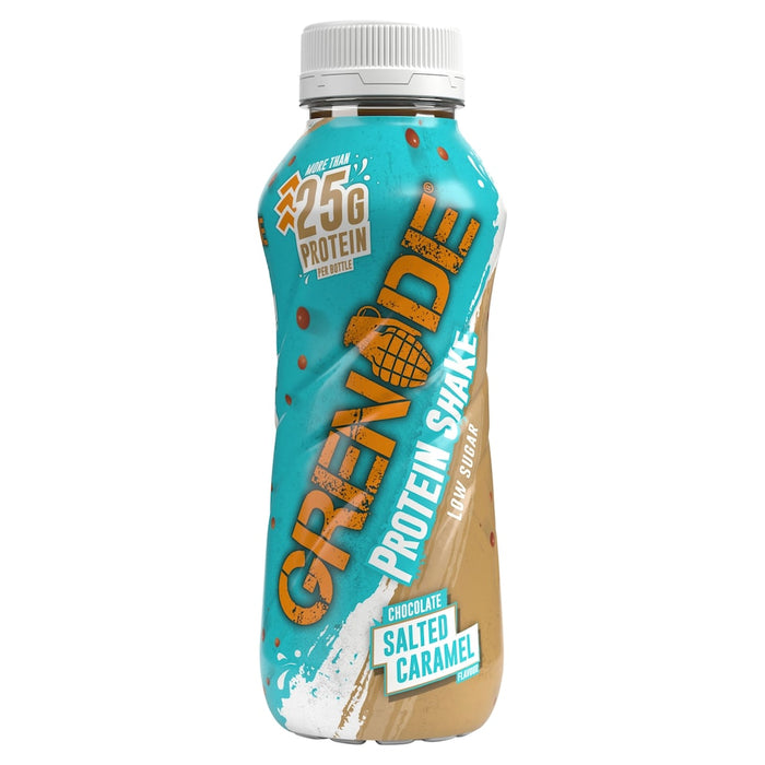 Grenade Salted Caramel Low Sugar Protein Shake 8 x 330ml - Out of Date