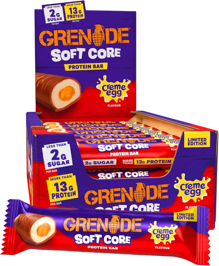 Grenade Soft Core Creme Egg Protein Bar 18 x 35g