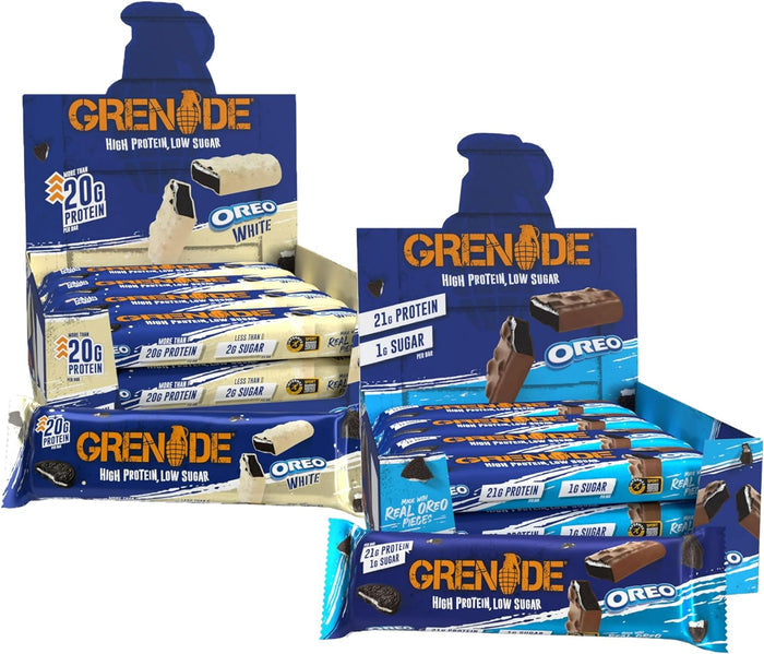 Grenade White Chocolate Oreo & Oreo Protein Bar 24 x 60g