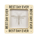 Hand-Painted Photo Frame with Saying, 4 Styles (Holds 3"x3" Photo)
