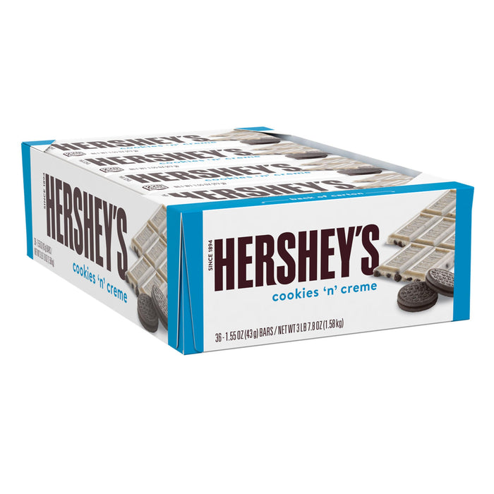 Hershey's Cookies & Cream 36 x 43g (case) - Out of Date