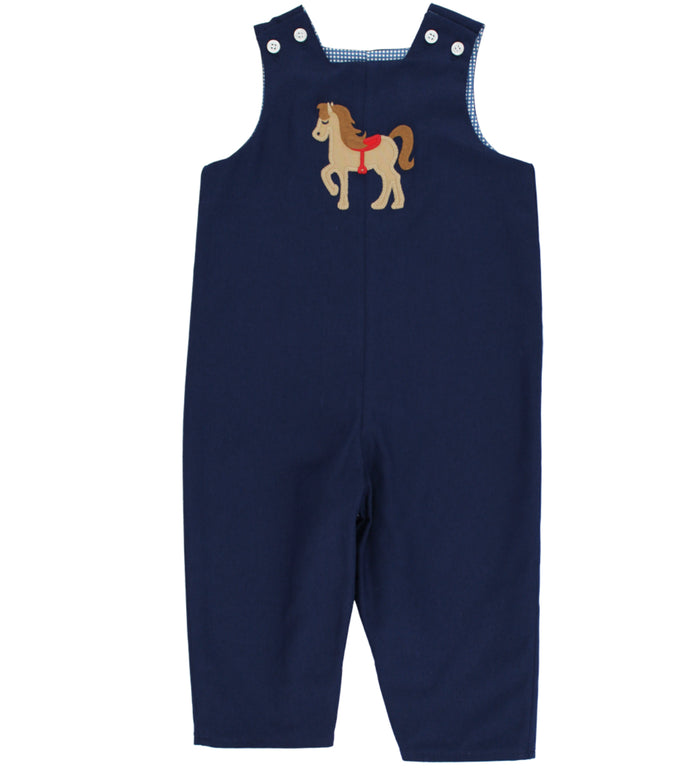 Delight your little one with the Horse Appliqué Reversible Jon Jon by Bailey Boys — two charming outfits in one! Featuring a spirited horse on one side and an adorable dog on the other, this versatile piece brings playful style and effortless charm to every moment!