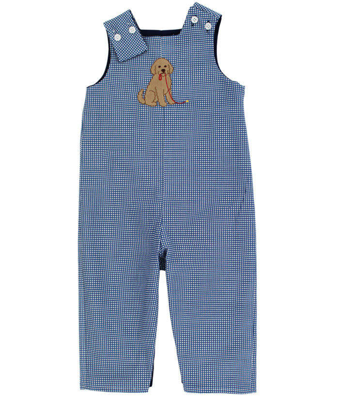 Delight your little one with the Horse Appliqué Reversible Jon Jon by Bailey Boys — two charming outfits in one! Featuring a spirited horse on one side and an adorable dog on the other, this versatile piece brings playful style and effortless charm to every moment!
