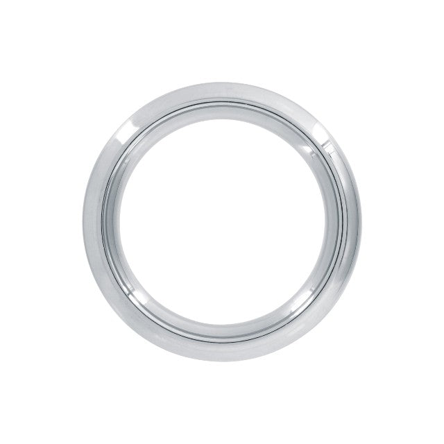 Inel pentru penis STEEL POWER TOOLS Cockring RVS, din oțel inoxidabil, grosime 8 mm, diametru 40 mm, argintiu