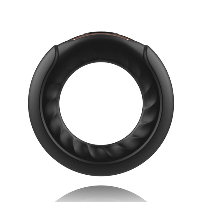 Inel vibrator pentru penis ANBIGUO Adriano, 7 functii de vibratie, rezistent la apa IPX7, negru