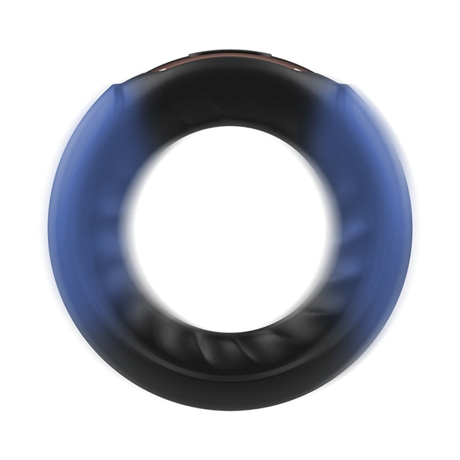 Inel vibrator pentru penis ANBIGUO Adriano, 7 functii de vibratie, rezistent la apa IPX7, negru