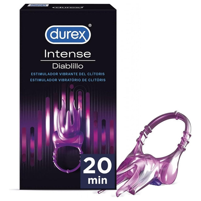 Inel vibrator pentru penis DUREX - Intense Diablo, pentru imbunatatirea performantelor sexuale
