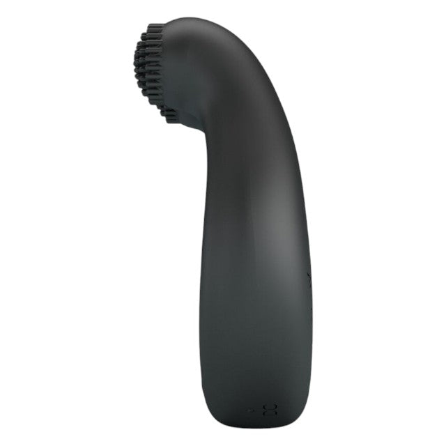Inel vibrator pentru penis PRETTY LOVE DAHLIA, din silicon moale, cu 12 funcții de vibrație, culoare negru