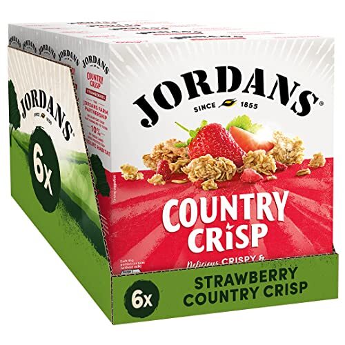 Jordans Country Crisp Strawberry 6 x 500g (case) - Out of Date