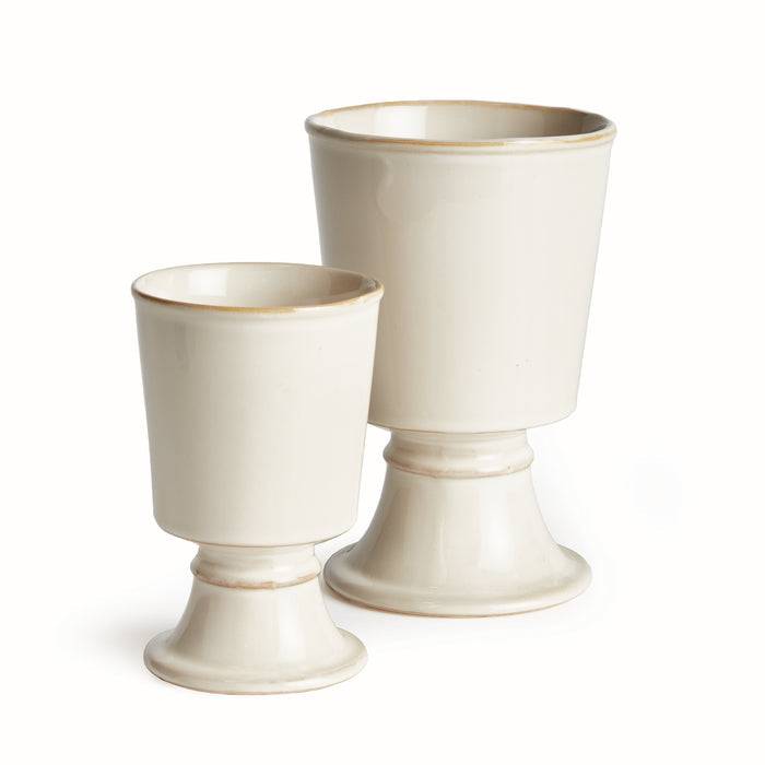 Kelcy Footed Cachepots, Set Of 2