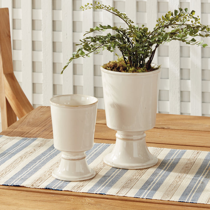Kelcy Footed Cachepots, Set Of 2 - View 4