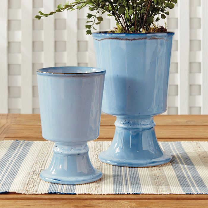Kelcy Footed Cachepots, Set Of 2 - View 5