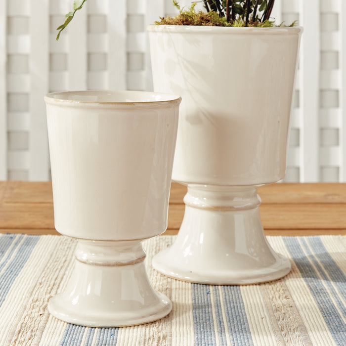 Kelcy Footed Cachepots, Set Of 2 - View 5