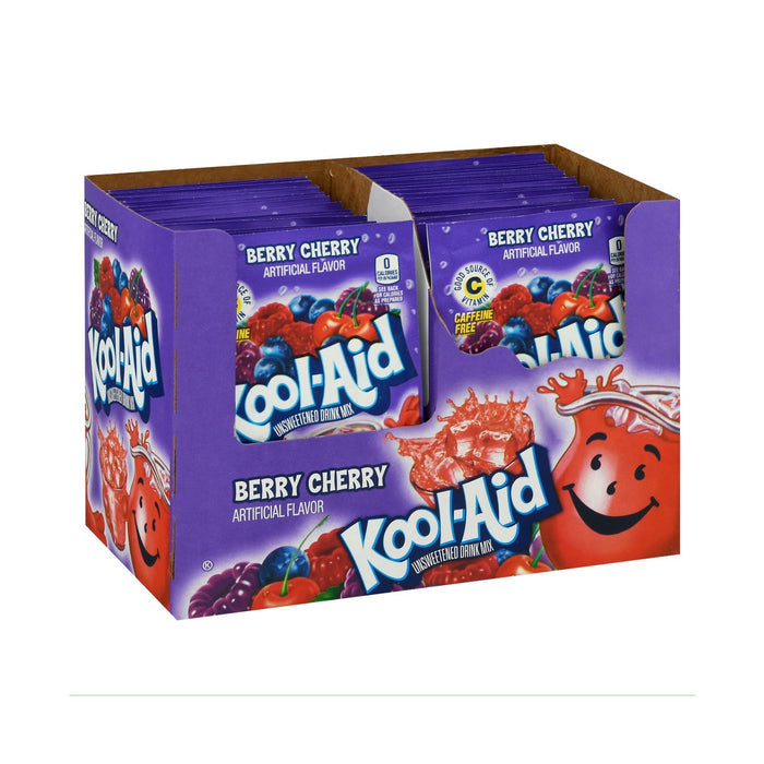 Kool-Aid Berry Cherry Drink Mix 48 x 3.6g (box) - Out of Date