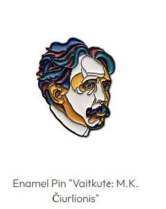 Lapel Pin - Ciurlionis