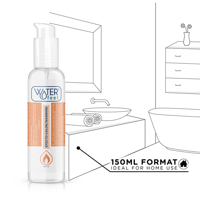 Lubrifiant alunecos, WATERfeel, pe baza de apa, efect de incalzire, 150 ml