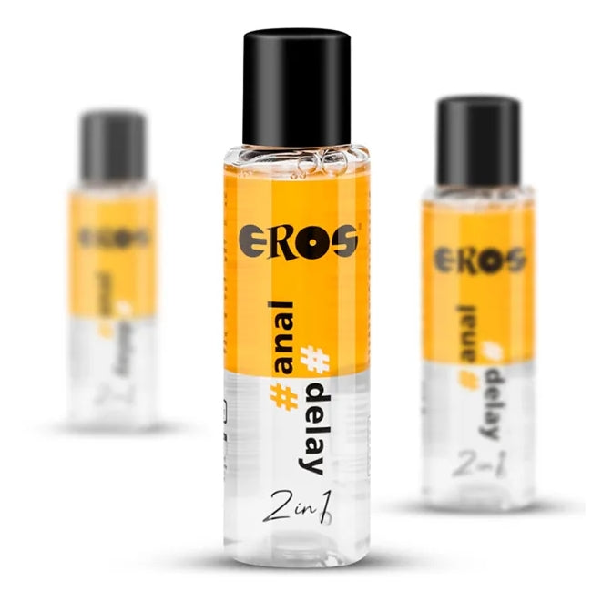 Lubrifiant anal, Eros Anal - Delay, 2 in 1, pe bază de apă, cu efect de întârziere, 100 ml